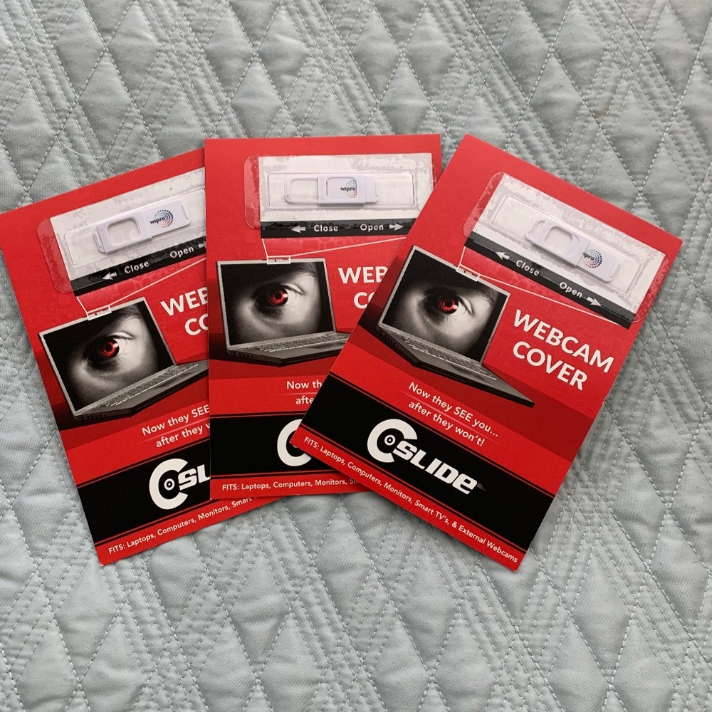 NEW!  Set of Three - WebCam Covers